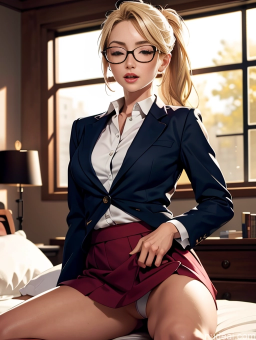 related ai porn images free for Blonde Orgasm Perfect Boobs Suit Shirt Polo Professor Glasses Bedroom Micro Skirt Spreading Legs Ponytail