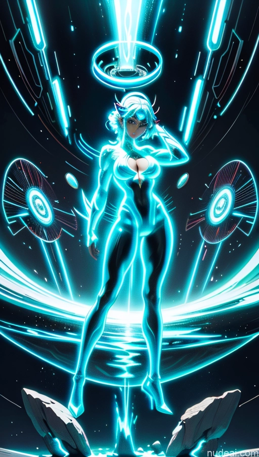 related ai porn images free for Bodybuilder Several Busty Muscular Abs Surrealist Superhero Israel Powering Up Neon Lights Clothes: Blue Futuristic