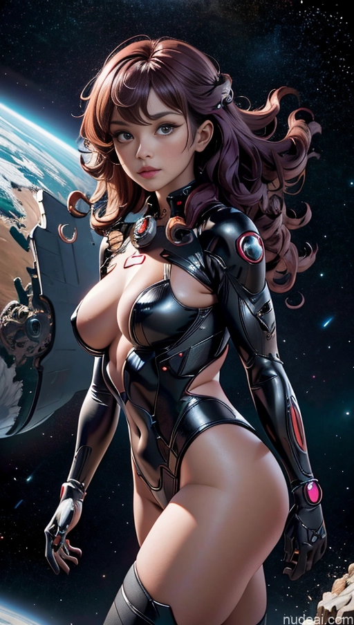 related ai porn images free for Woman One Busty Beautiful Big Ass Thick Chubby Big Hips Nude Stockings Partially Nude Topless Detailed Afingering Sexy Face Mecha Armor Space Surrealist Woman Open Forward Purple Hair Curly Hair Master Sci-fi Armor