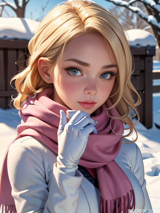 related ai porn images free for Woman One Perfect Boobs Beautiful Lipstick Perfect Body Skinny 18 Pouting Lips Blonde Curly Hair Working Out Snow Gloves Scarf Polo