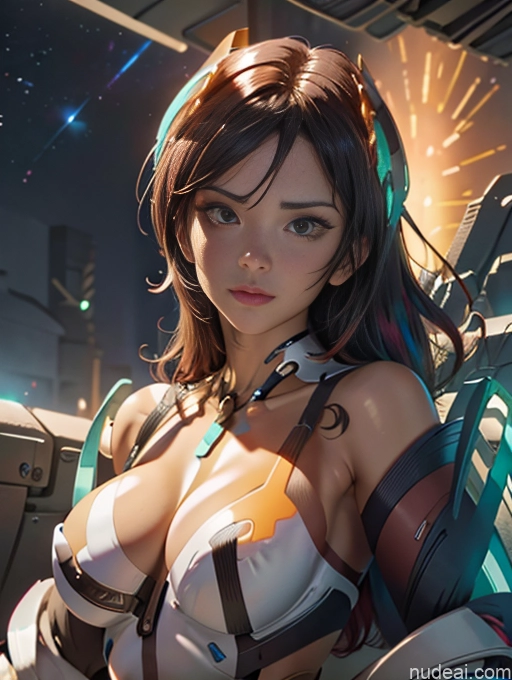 ai nude image of pics of Detailed Powering Up Dark Lighting Jewelry Cleavage Stargazing Dynamic View Jumping Construction Worker Space Suit Cyborg Muscular Busty Girl Deva Battle Suit/Angela Balzac Cosplay Cyberhelmet V3