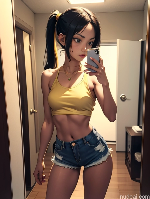 related ai porn images free for Woman Several Small Tits Beautiful Small Ass Skinny Long Legs Tall Pubic Hair 18 Serious Pigtails Japanese Mirror Selfie Front View Daisy Dukes Black Hair Gold Jewelry