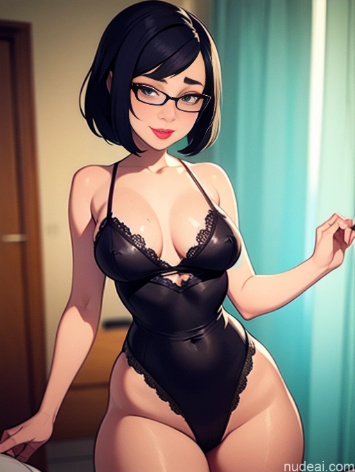 related ai porn images free for Beautiful Glasses Busty Bedroom Transparent Simple Lipstick Tall Skin Detail (beta) Happy Sexy Face Satin Black Hair Short Hair Woman + Man Two Dress Nightgown Spreading Legs