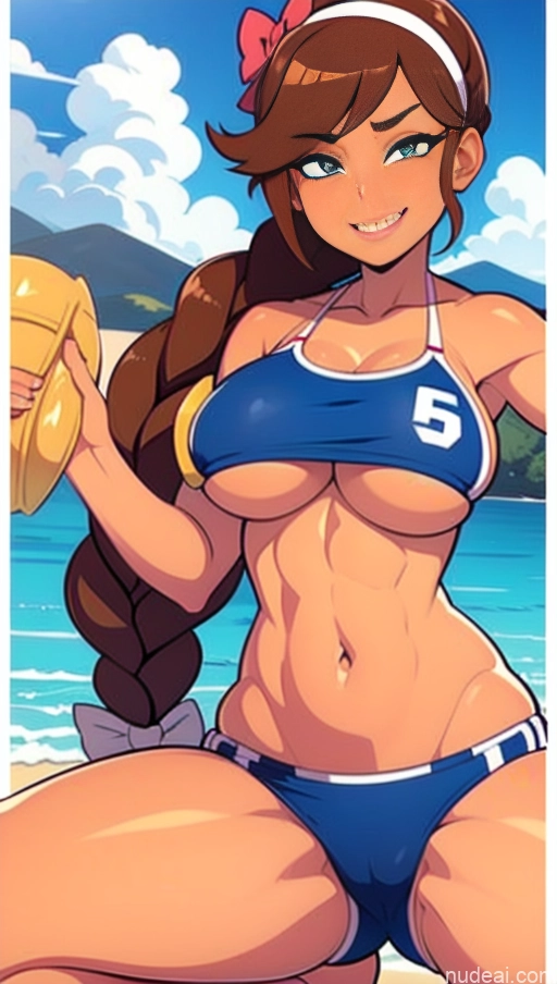 related ai porn images free for Crisp Anime Front View Athlete Muscular Abs Beautiful Ginger Glasses Beach Seductive Perfect Boobs Thick Tanned Skin 20s Braided Dutch Bows Beach Volleyball Tall Long Legs Spreading Legs