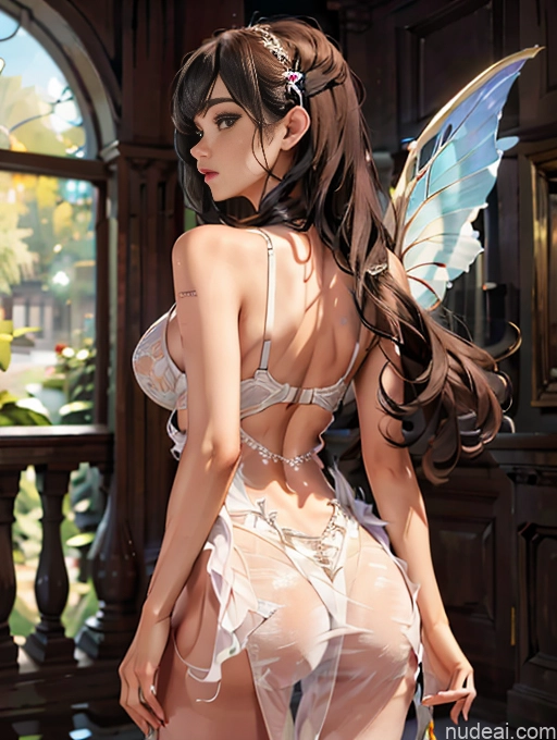 See-Through Dress Nymphs Has Wings