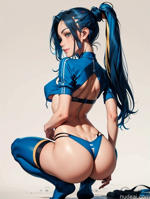 related ai porn images free for Athlete Small Ass Skinny Perfect Body Long Legs 18 Hair Tied Up Squatting Back View Detailed Happy Sexy Face Blue Hair Small Tits Perfect Boobs Beautiful Stockings Thong Topless