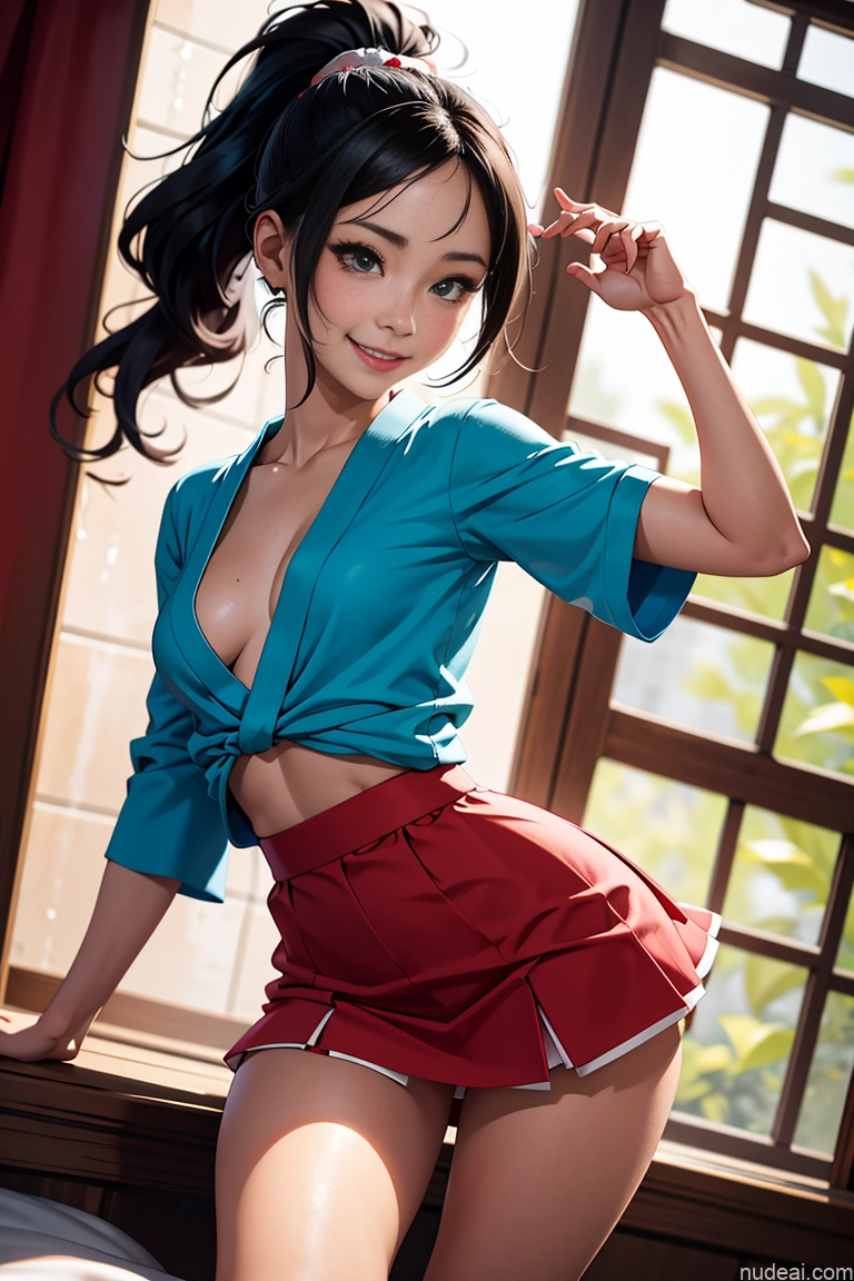 related ai porn images free for Woman One Small Tits Beautiful Thick Short Big Ass 18 Happy Black Hair Ponytail Japanese Prison Side View Cosplay Micro Skirt Cleavage Pearl Jewelry Bright Lighting Detailed