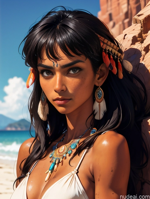 Art By Boris Vallejo Boris Vallejo Art Style Native American Tanned Skin Tribal Jewelry Bangs Samdoesart