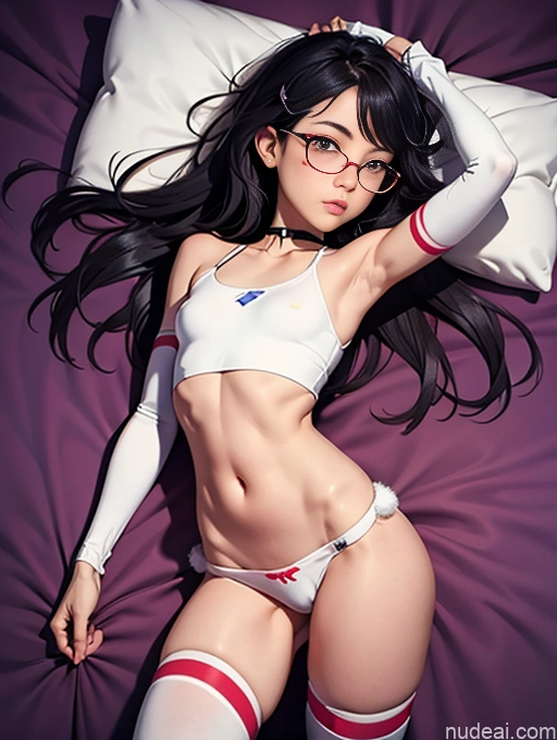 related ai porn images free for Glasses Short Dark Skin Messy Choker Crop Top Thigh Socks Partially Nude Small Tits Small Ass Skinny 18 Asian T-pose Cosplay Fur Long Legs Sorority