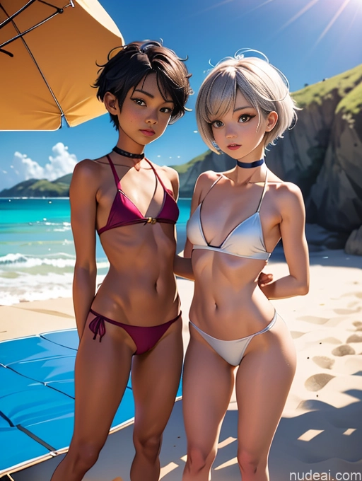 related ai porn images free for Small Tits Small Ass Skinny Long Legs Short 18 Cosplay Fur Partially Nude Pixie Japanese T-pose Beach Volleyball Choker Stylish Woman + Man Two