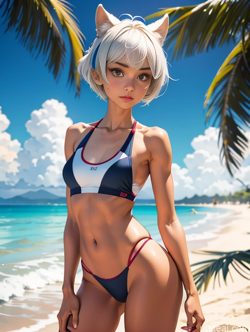 related ai porn images free for Woman + Man Two Small Tits Small Ass Skinny Long Legs Short 18 Pixie Japanese T-pose Beach Volleyball Cosplay Fur