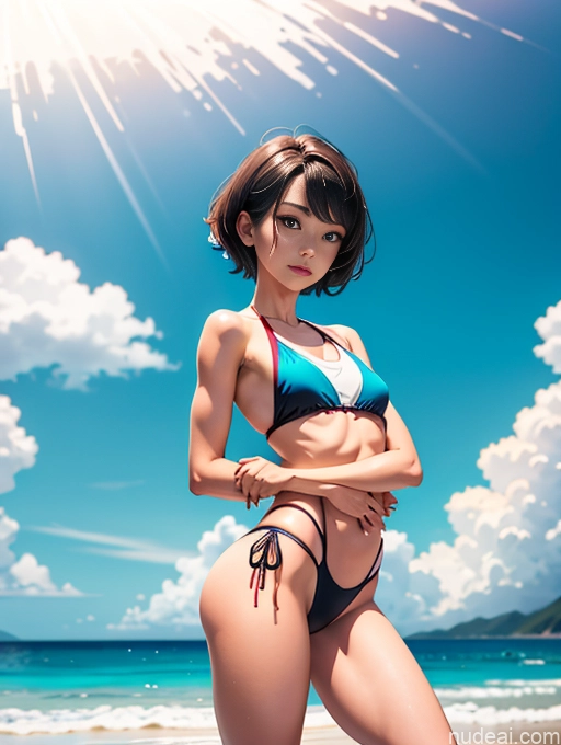 related ai porn images free for Woman + Man Two Small Tits Small Ass Skinny Long Legs Short 18 Pixie Japanese T-pose Beach Volleyball Cosplay Fur