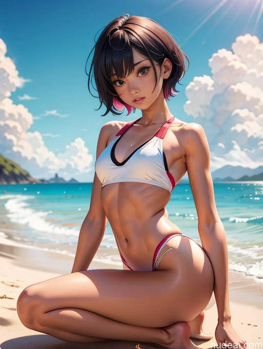 related ai porn images free for Woman + Man Two Small Tits Small Ass Skinny Long Legs Short 18 Pixie Japanese T-pose Beach Volleyball Cosplay Fur