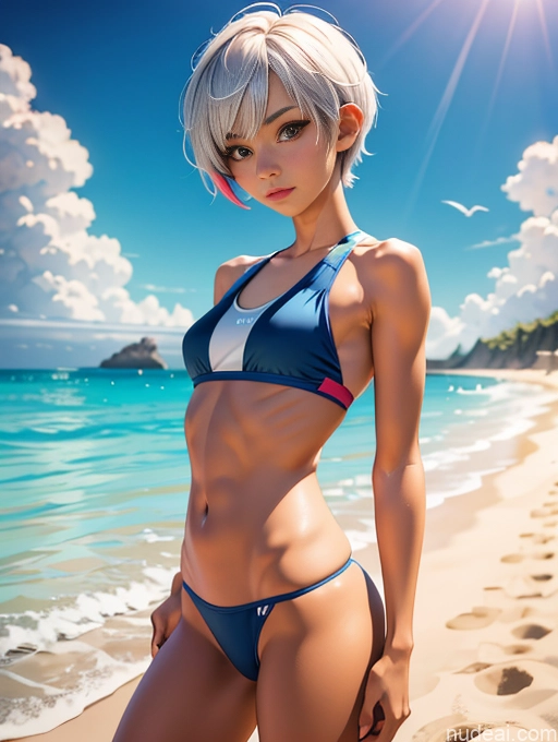 related ai porn images free for Two Small Tits Small Ass Skinny Long Legs Short 18 Pixie Japanese T-pose Beach Volleyball Cosplay Fur Woman + Man