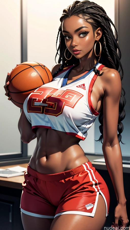 related ai porn images free for Sorority Busty Huge Boobs Perfect Boobs Beautiful Lipstick Big Ass Big Hips Long Legs Perfect Body Dark Skin 20s White Hair Braided African Soft + Warm Basketball Bright Lighting Detailed