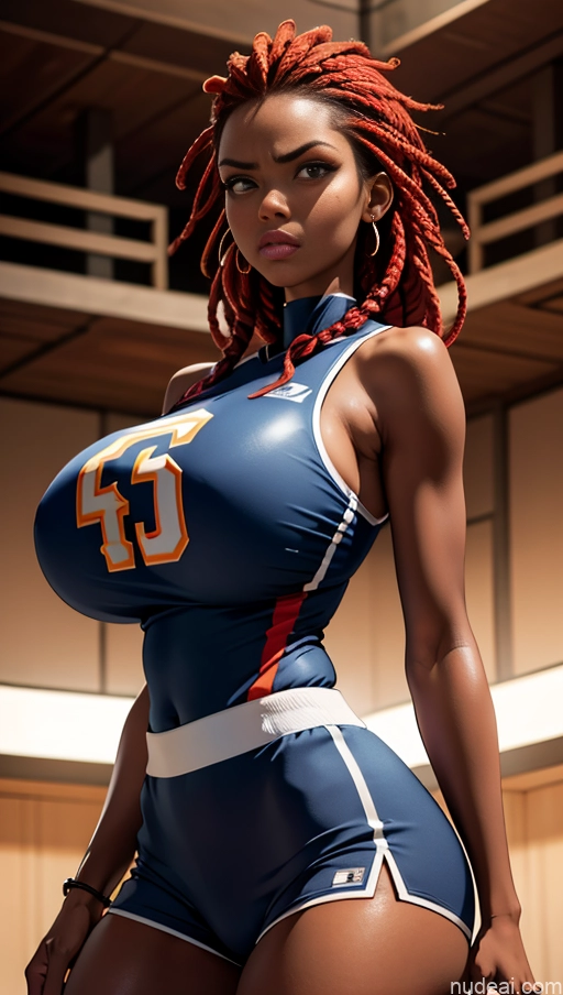 related ai porn images free for Sorority Busty Huge Boobs Perfect Boobs Beautiful Lipstick Big Ass Big Hips Long Legs Perfect Body 20s Braided African Soft + Warm Bright Lighting Detailed Dark Skin Tanned Skin Serious Basketball Angry Blue Hair