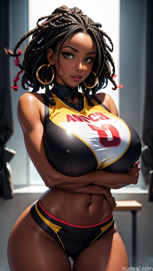 related ai porn images free for Busty Huge Boobs Perfect Boobs Beautiful Big Ass Big Hips Long Legs Perfect Body Soft + Warm Bright Lighting Detailed Lipstick Milf Abs Tanned Skin Dark Skin 30s Black Hair Braided African Basketball