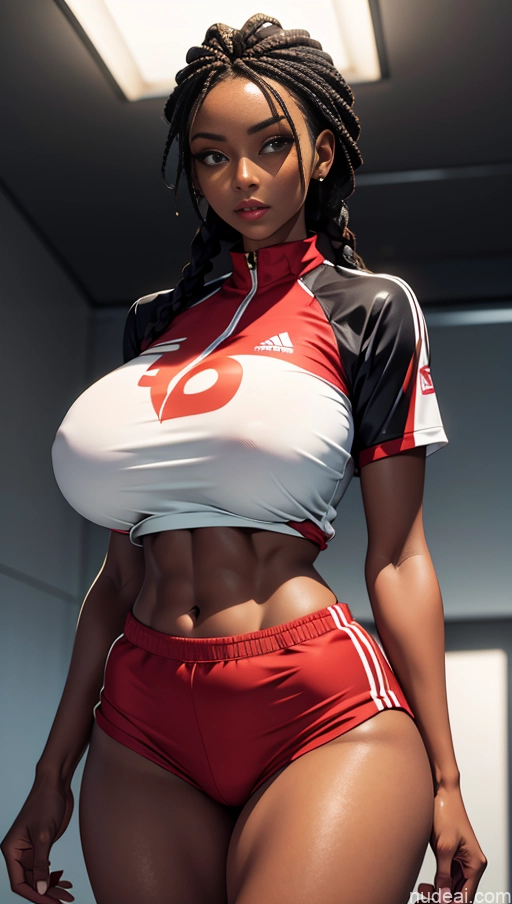 related ai porn images free for Milf Busty Huge Boobs Perfect Boobs Beautiful Lipstick Big Ass Abs Big Hips Long Legs Perfect Body Tanned Skin Dark Skin 30s Black Hair Braided African Soft + Warm Bright Lighting Detailed Soccer