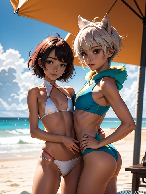 related ai porn images free for Small Tits Small Ass Skinny Long Legs Short 18 Cosplay Fur Woman + Man Chinese Beach Volleyball Two Pixie