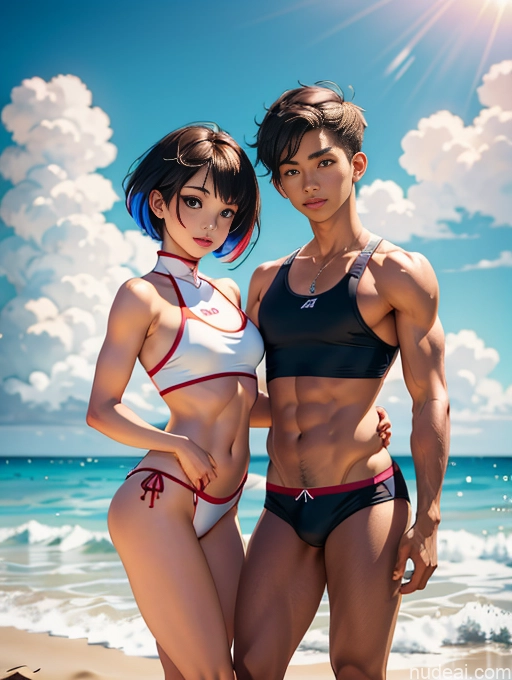 related ai porn images free for Woman + Man Two Small Tits Small Ass Skinny Long Legs Short 18 Pixie Chinese Beach Volleyball Cosplay Fur