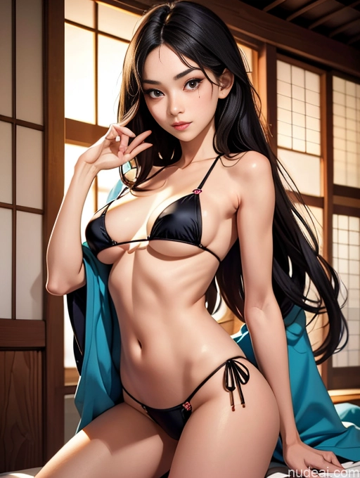 related ai porn images free for Model One Beautiful Skinny 18 Black Hair Long Hair Japanese Bikini