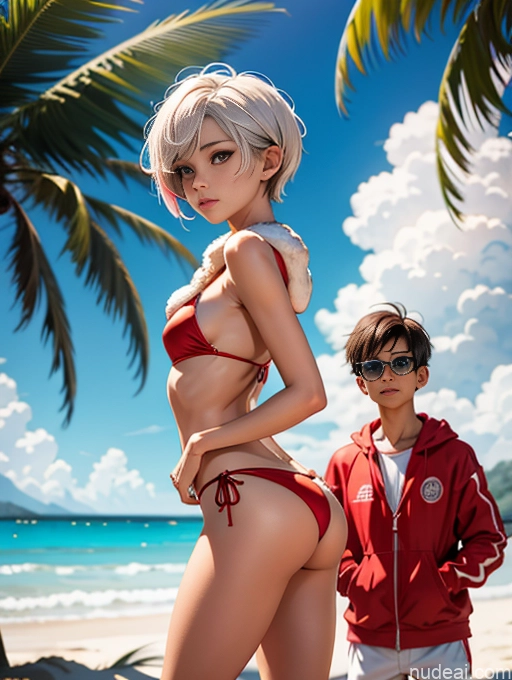 related ai porn images free for Woman + Man Two Small Tits Small Ass Skinny Long Legs Short 18 Pixie Chinese Beach Volleyball Cosplay Fur