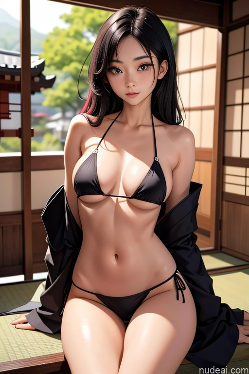 related ai porn images free for Model One Beautiful Skinny 18 Black Hair Long Hair Japanese Bikini