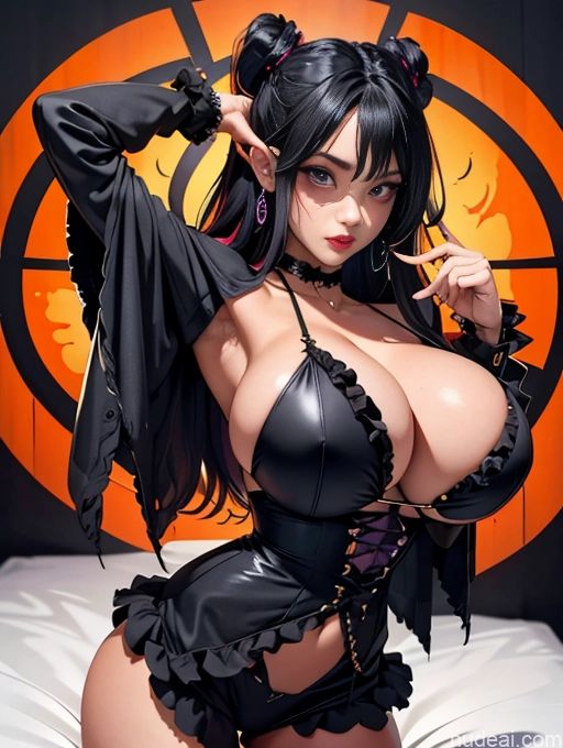 related ai porn images free for Huge Boobs Perfect Boobs Muscular Perfect Body Tanned Skin Detailed Seductive Front Facing Full Body Jewelry Partially Nude Fantasy Style Jeff Easley Halloween Black Hair Better Leggins - Goth