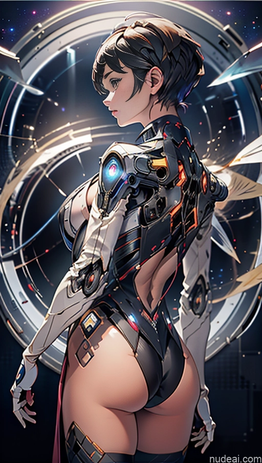 related ai porn images free for SidelessLeotard Gloves Thigh Socks Pixie Space Suit Futuristicbot V2 Busty Back View