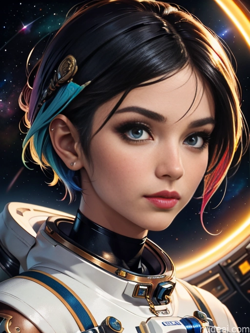 related ai porn images free for Steampunk Space Suit Close-up View Pixie