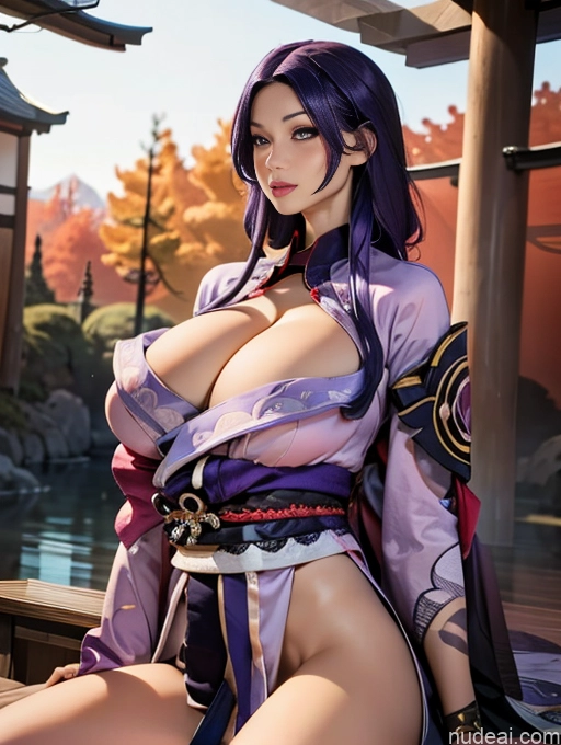 related ai porn images free for Woman Huge Boobs Beautiful Muscular 30s Long Hair Tall Abs Kimono Raiden Shogun: Genshin Impact Cosplayers Purple Hair Spreading Legs