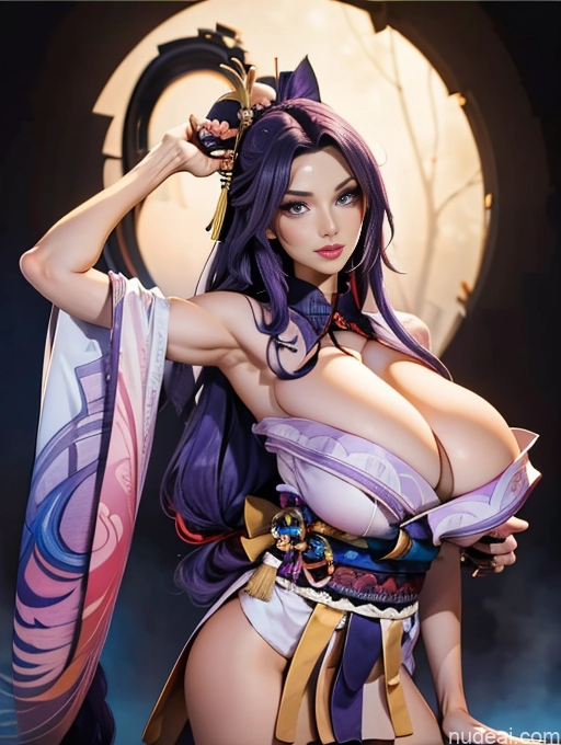 related ai porn images free for Woman Huge Boobs Beautiful Muscular 30s Long Hair Tall Abs Kimono Raiden Shogun: Genshin Impact Cosplayers Purple Hair Bending Over