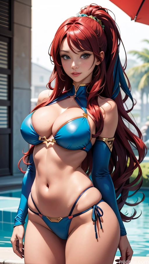 related ai porn images free for Superheroine Busty Beautiful Big Hips Thick EdgOrgasm Afingering 30s Long Hair Crisp Anime Bikini Detailed