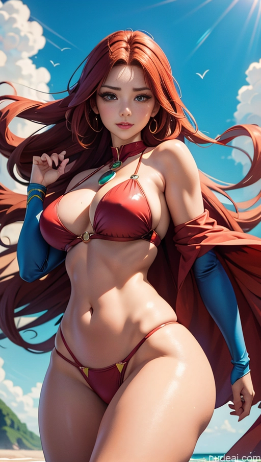 related ai porn images free for Superheroine Busty Beautiful Big Hips Thick EdgOrgasm Afingering 30s Long Hair Crisp Anime Bikini Detailed