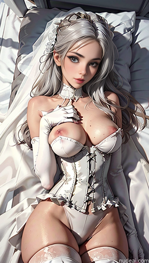 related ai porn images free for Pubic Hair Wedding Angel Long Skirt Corset Gloves White Hair Close-up View On Back Thigh Socks Spread_legs, Pussy, Split_legs No Panties?