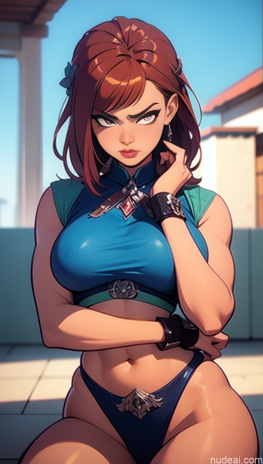 related ai porn images free for Perfect Boobs Tanned Skin Dark Skin Serious Pink Hair Close-up View Khorne Kilt BiBiDongYoung Bodybuilder