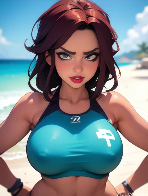 related ai porn images free for Milf Lipstick Serious Close-up View Khorne Beach Volleyball Perfect Boobs