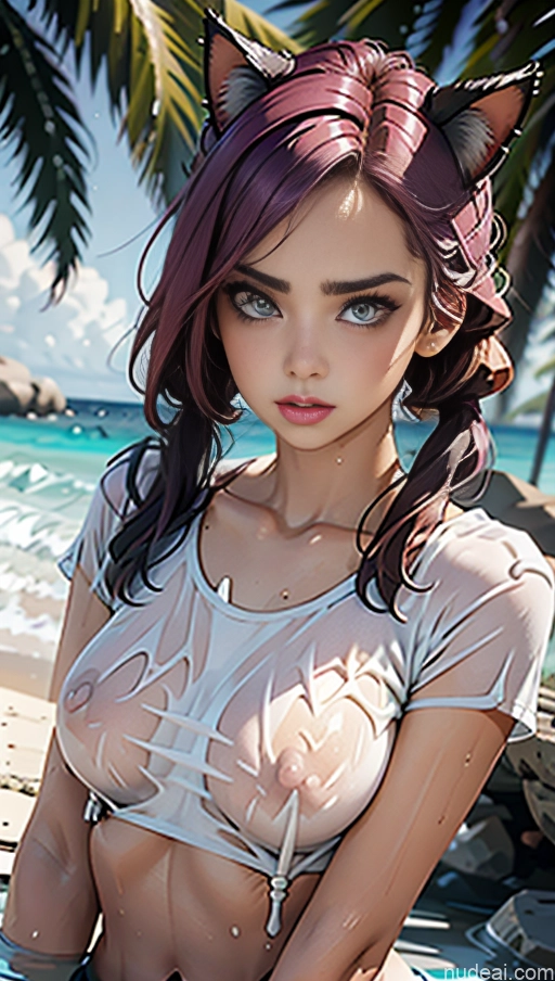 related ai porn images free for Milf Perfect Boobs Lipstick Pubic Hair Tanned Skin Serious Pink Hair Close-up View Purple Hair, Hair Ornament, Twintails, Cat Ears Hairstyle Bollywood Doll Likeness Khorne Wet T-Shirt