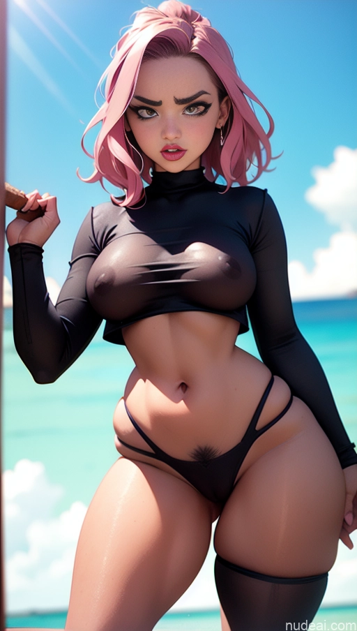 related ai porn images free for Dark Skin Serious Close-up View Crop Top Khorne Wet T-Shirt Pink Hair Pubic Hair