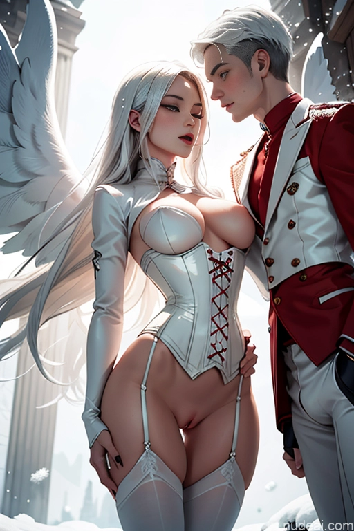 related ai porn images free for Perfect Boobs Beautiful Big Hips Perfect Body 20s Orgasm White Hair Long Hair Snow Blowjob Corset Nude Angel Transparent Woman + Man Lipstick Seductive Sexy Face