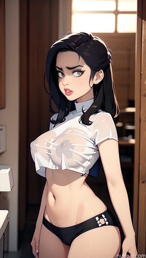 related ai porn images free for Perfect Boobs Lipstick Pubic Hair Tanned Skin Dark Skin Serious Pink Hair Side View Crop Top Bollywood Doll Likeness Khorne Wet T-Shirt