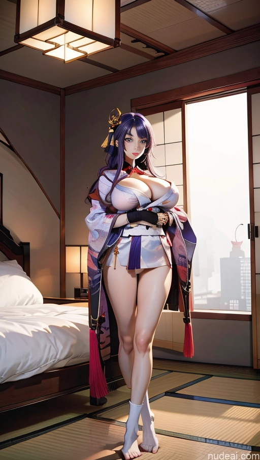 related ai porn images free for Woman Busty Huge Boobs Perfect Boobs Beautiful Skinny Long Legs Tall Perfect Body Fairer Skin Long Hair Chinese Anime Kimono Create An Open Vagina Bedroom Raiden Shogun: Genshin Impact Cosplayers Purple Hair High Socks Nude
