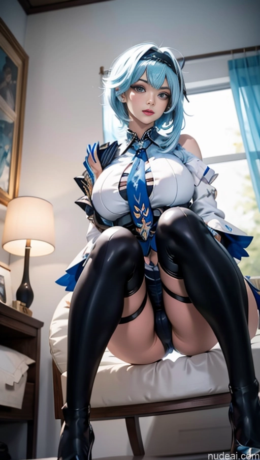 related ai porn images free for Woman Busty Huge Boobs Perfect Boobs Beautiful Skinny Big Ass Long Legs Tall Perfect Body Fairer Skin Sitting, Squating 18 Sexy Face Blue Hair Short Hair Japanese Anime Bedroom Front View Eula: Genshin Impact Cosplayers Spreading Legs