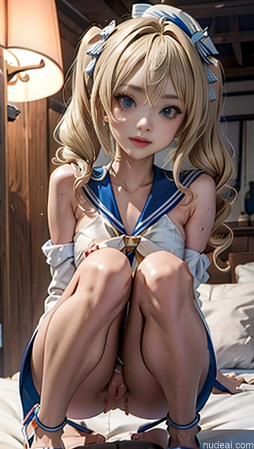 Small Tits Beautiful Skinny Short Japanese Anime Bedroom Babara: Genshin Impact Cosplayers Small Ass Seductive Sitting, Squating Spread Pussy Cum On Belly Nude Topless