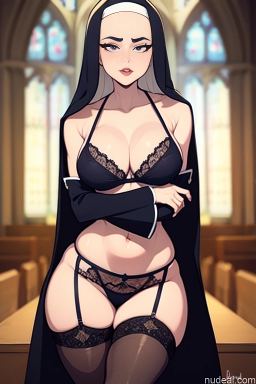 related ai porn images free for Perfect Boobs Tall Fairer Skin Serious Ginger Irish Model Beautiful Perfect Body 50s Bobcut Nun Church Lingerie
