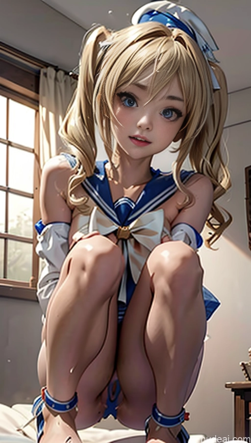 Sorority Small Tits Beautiful Skinny Small Ass Short Seductive Japanese Anime Bedroom Babara: Genshin Impact Cosplayers Cum On Belly Spread Pussy Sitting, Squating Nude Topless