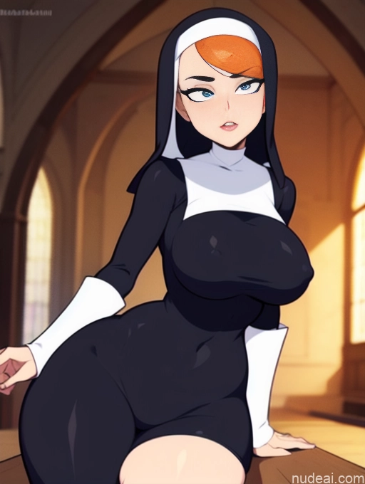 related ai porn images free for Model Perfect Boobs Beautiful Tall Perfect Body Fairer Skin 50s Serious Ginger Bobcut Irish Church Nun Mesh