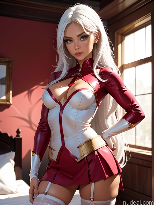 related ai porn images free for Busty Pubic Hair Tanned Skin Bedroom Thigh Socks Jewelry Long Hair White Hair Micro Skirt Superhero Seductive