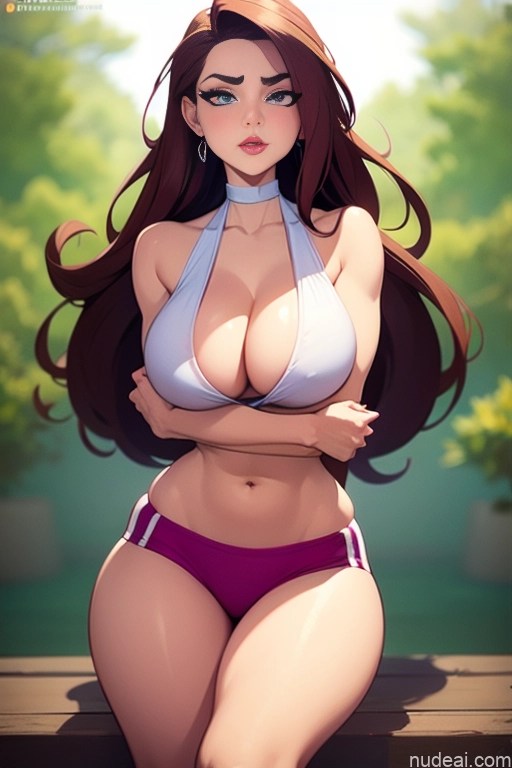 related ai porn images free for Milf Perfect Boobs Beautiful Fairer Skin 20s Serious British Gym Sports Bra Short Shorts Long Hair Perfect Body Ginger