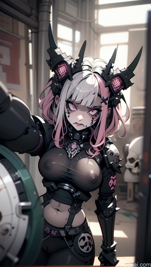 related ai porn images free for Busty Perfect Boobs Lipstick Pubic Hair Serious Pink Hair Crop Top SSS: A-Mecha Musume A素体机娘 Khorne Close-up View Wet T-Shirt Bodybuilder Gothic Punk Girl